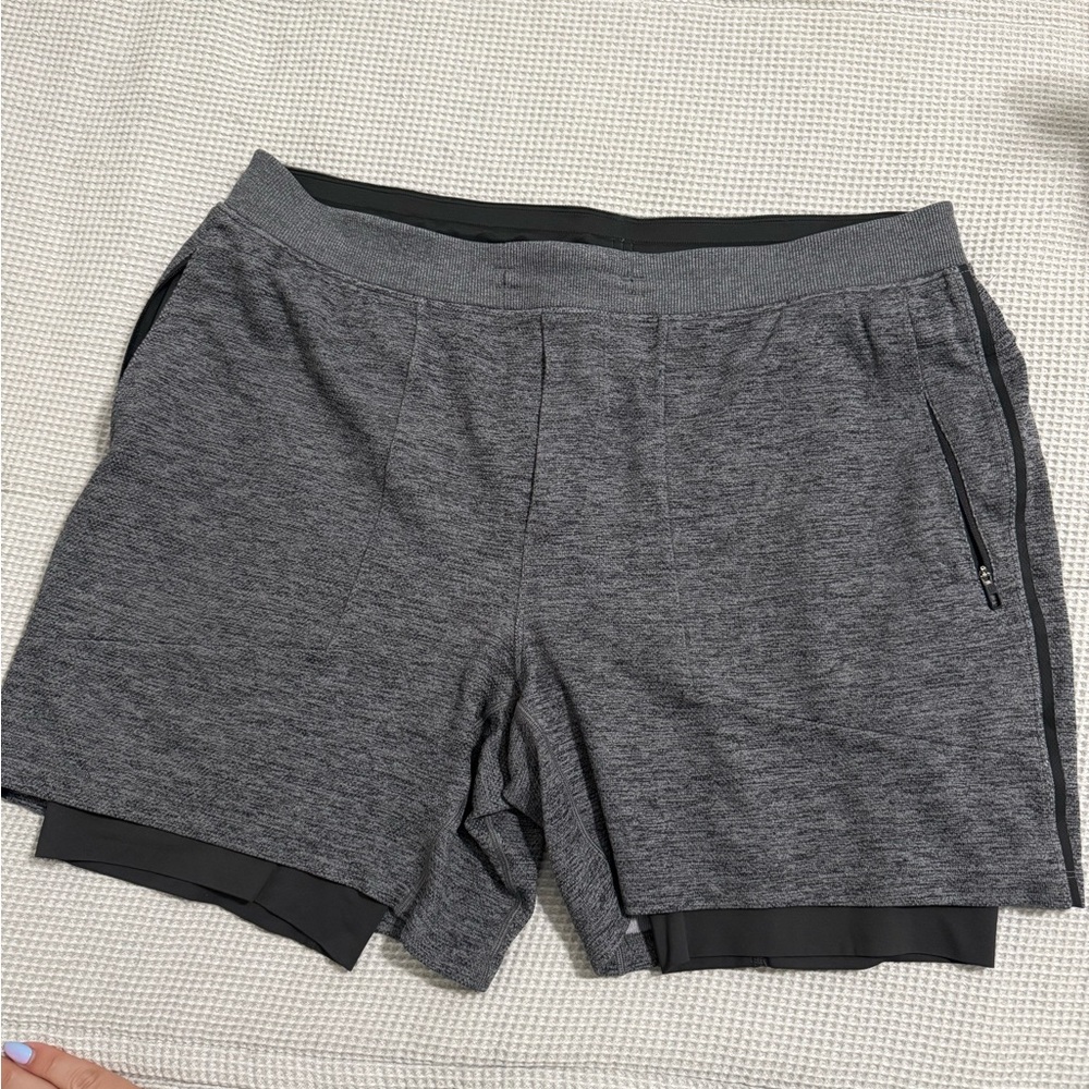 lululemon athletica Gray Athletic Shorts